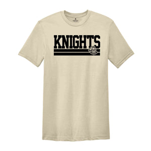 Knights Shirts, Sports Shirt, High School Sports Tee, Knights Mascot Shirt, Knights Spirit Shirt, School Spirit Shirt, Knights Football