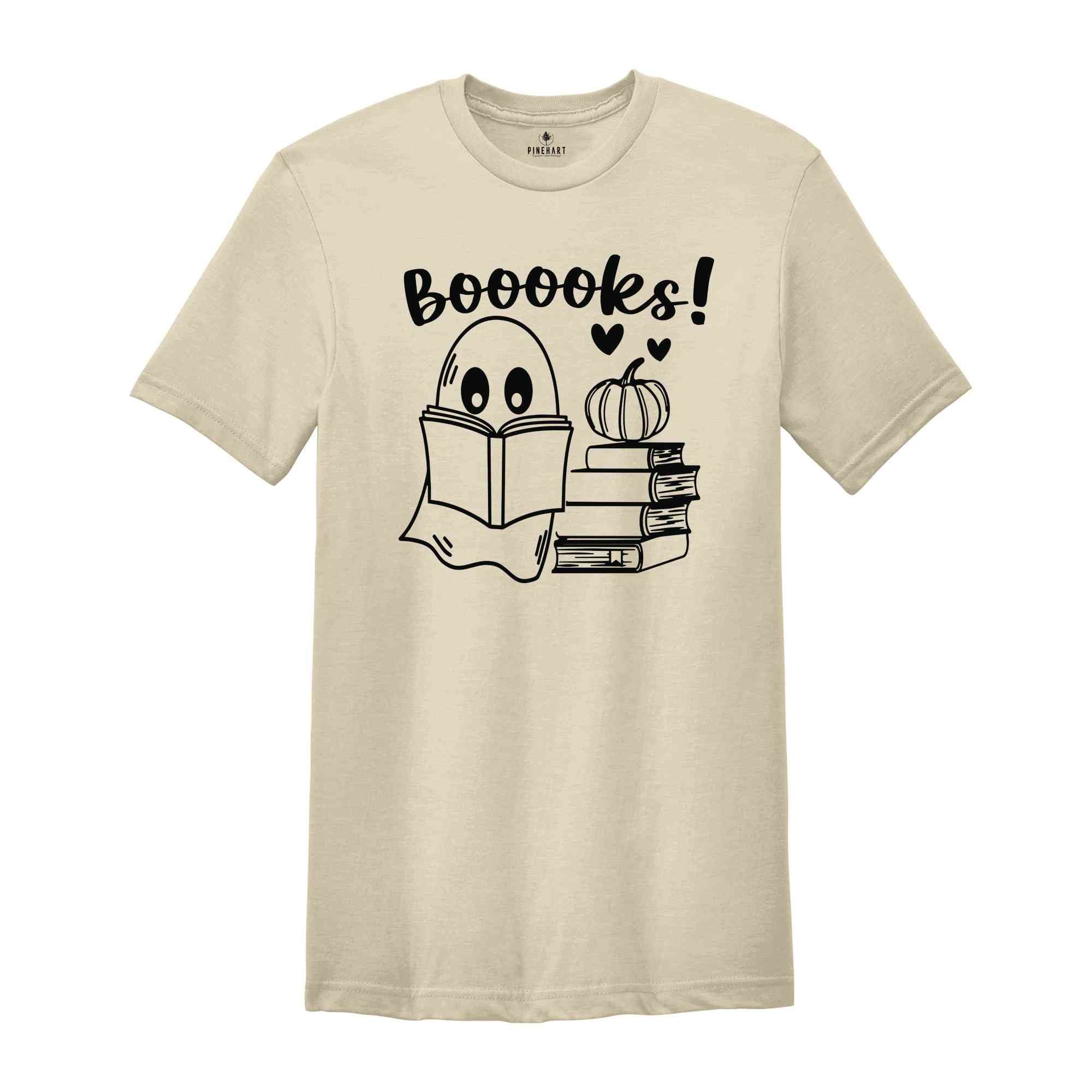 Halloween Booooks Shirt, Ghost Books, Halloween Teacher T-Shirt, Halloween Reading Shirt, Librarian Shirt, Librarian Gift