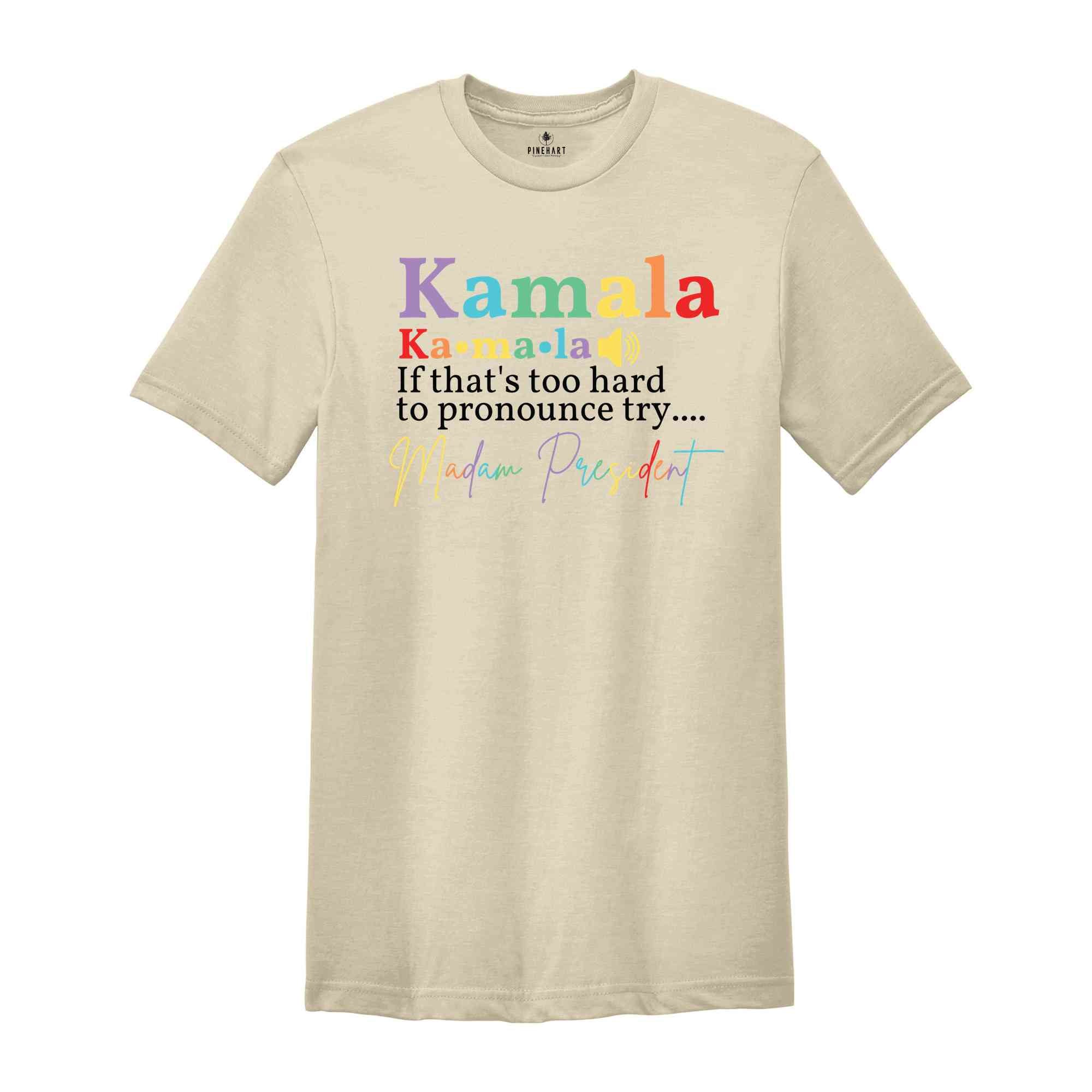 Madam President T-Shirt, Kamala Harris Shirt, Democrat Tee, Election 2024 Shirt, Vote Democrat T-shirt, Elections Matching Shirt