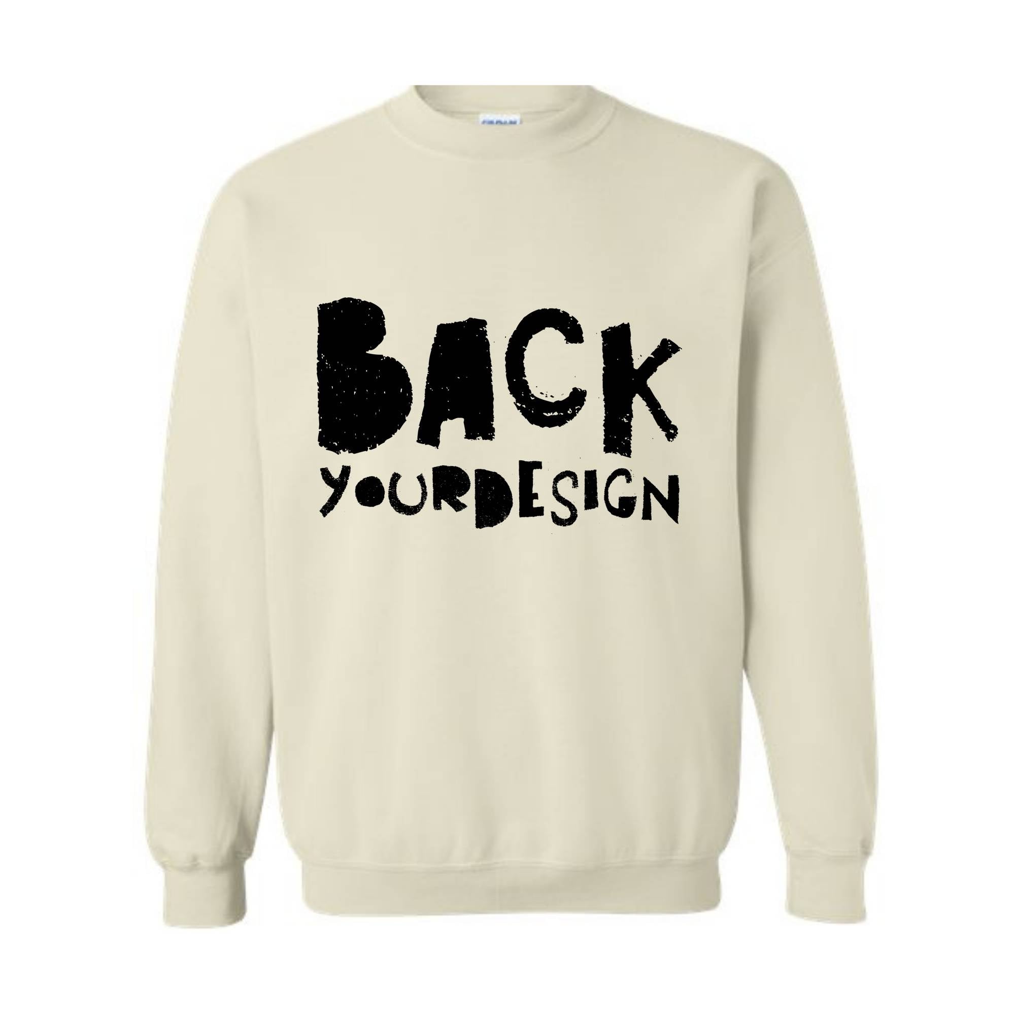 Front And Back Custom Sweatshirt, Custom Sweatshirt, Your Design Sweatshirt, Personalized Hoodie, Front And Back Print Sweatshirt