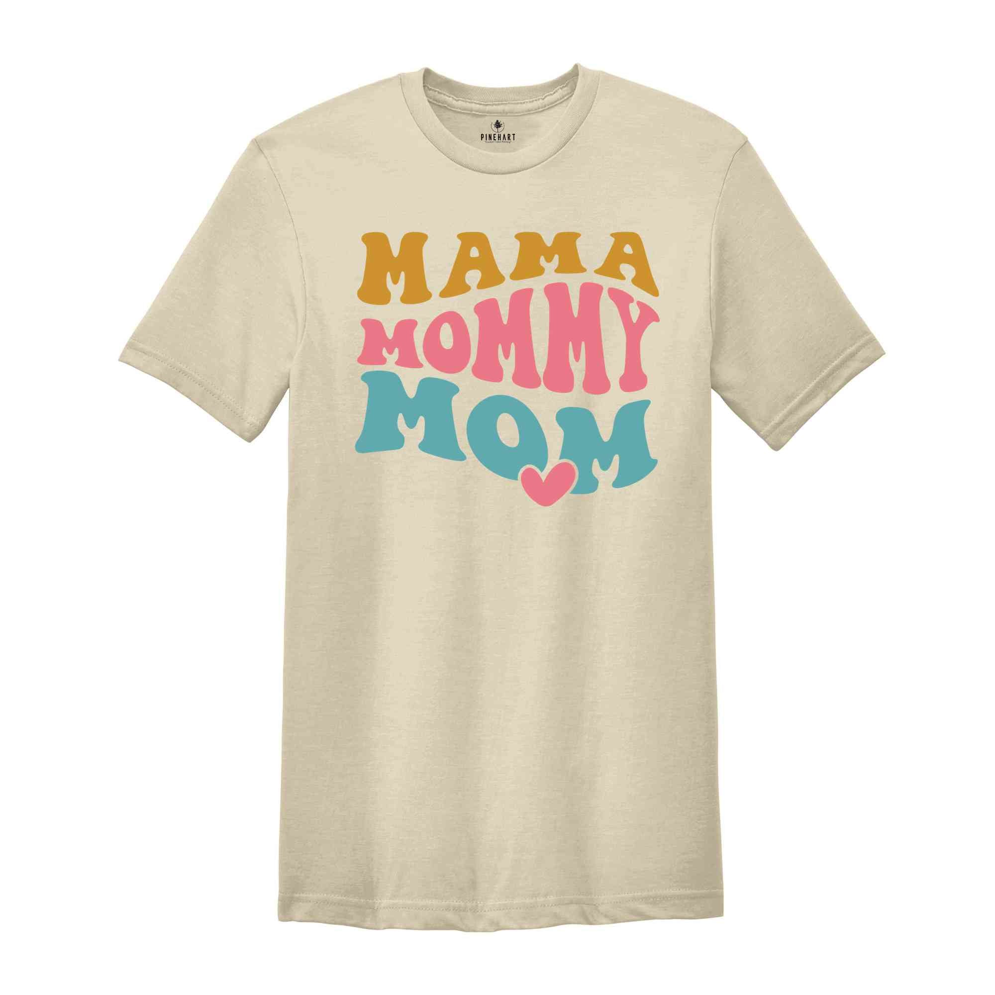 Mama Mommy Mom Bruh Shirt, Cute Mom Shirt, Mother's Day Shirt, Mom Life Shirt, Trendy Mom Shirt, Mama Shirt