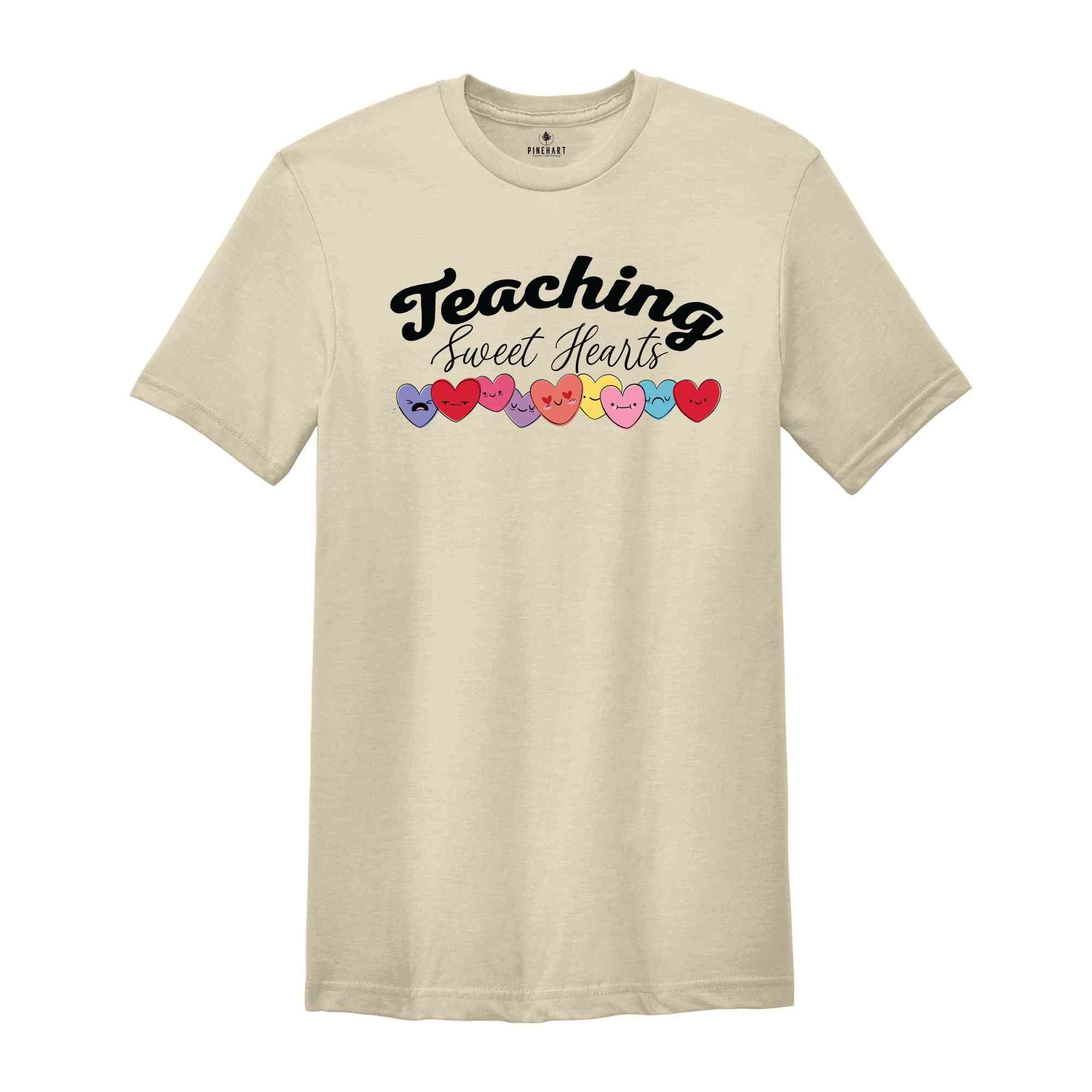 Teaching Sweethearts Shirt, Teacher Shirt, Teachers Love Shirt, Hearts Shirt, Teacher Valentine\'s Gift, Teaching Sweethearts Teacher Shirt