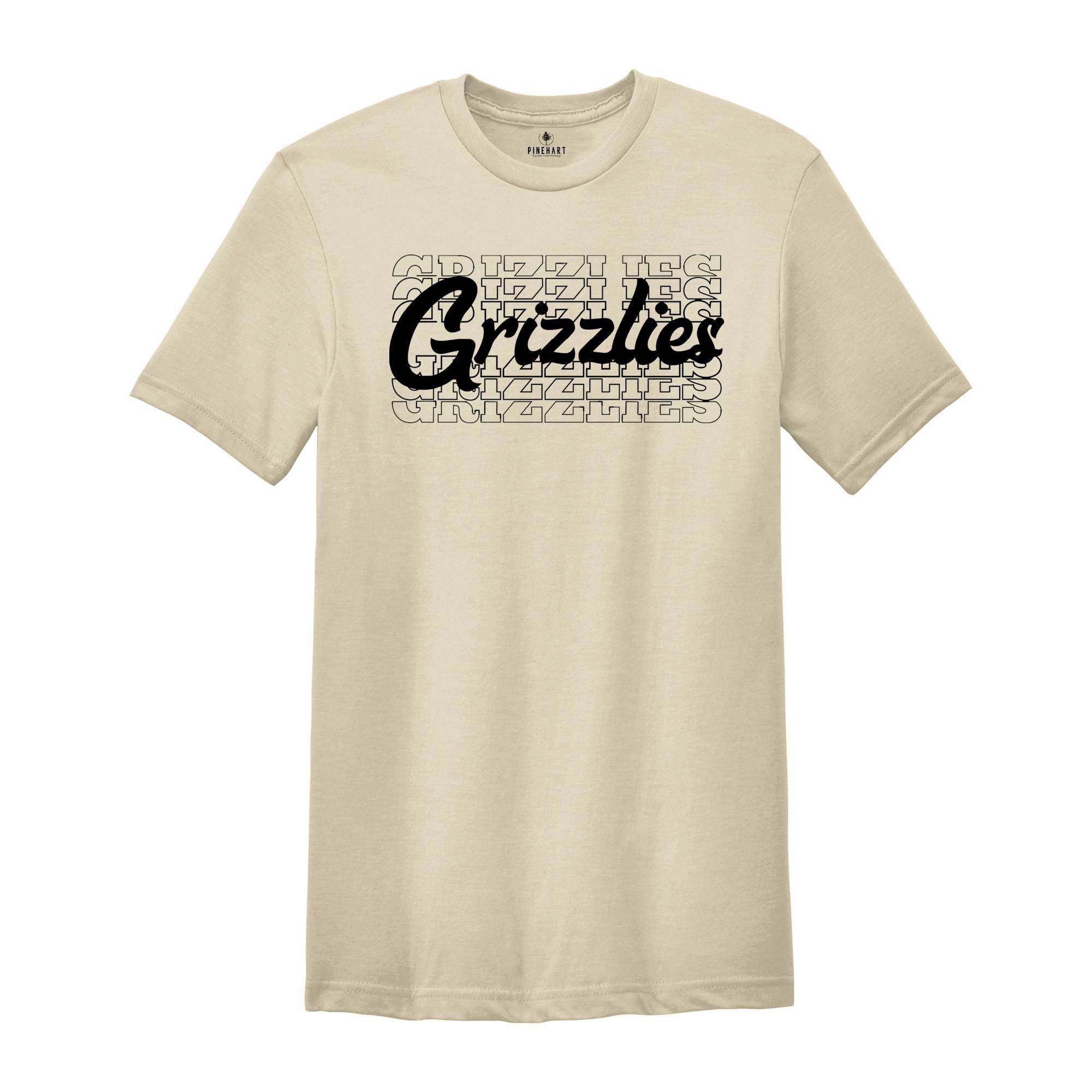 Team Mascot Shirt, Grizzlies Team Shirt, Grizzlies Team Spirit Shirt, Grizzlies Fan Shirt, Grizzlies School Shirt, Grizzlies School Spirit