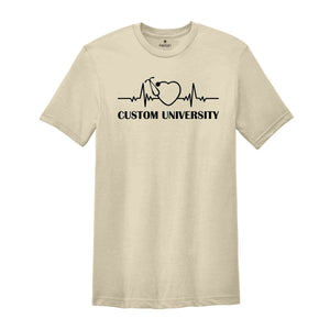 Custom University T-Shirt, Custom Nursing School Shirt, Custom RN Tee, Nursing Student Graduation Gift, Personalized Gifts