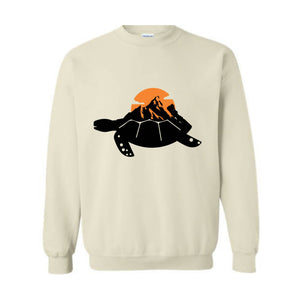 Cute Turtle Sweatshirt, Tortoise Lover Tee, Animal Lover Gift, Beach Outfit,Funny Animal Tees