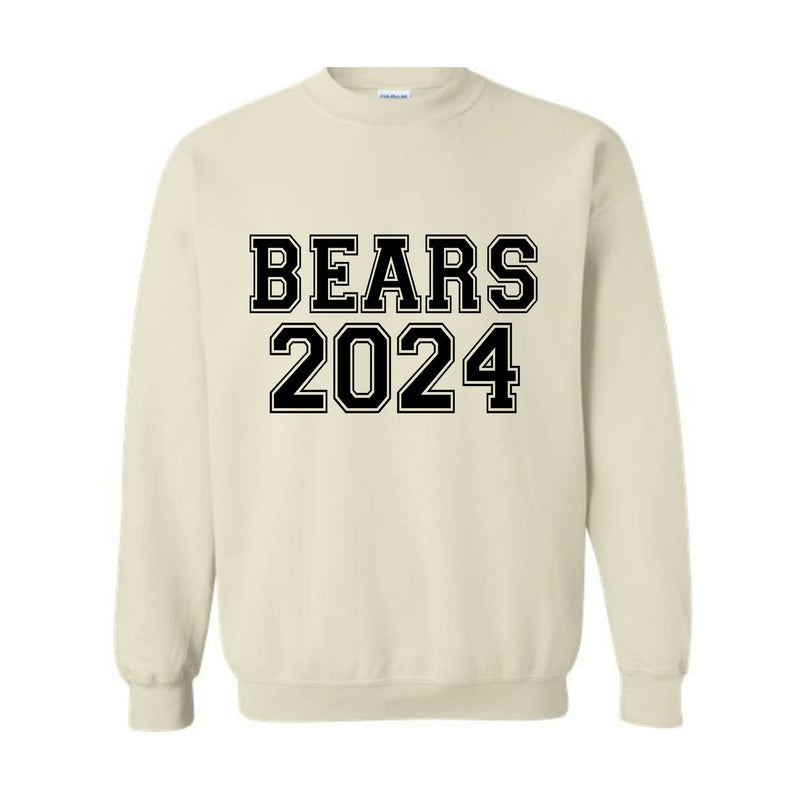 Team Mascot , Bears Team , Mascot Crewneck, School Team Spirit, Bears Fan Sweatshirt, Bears School , Bears Football