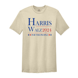 Harris Walz 2024 For The People T-Shirt, Madam President Shirt, Kamala For President Shirt, Vote For Kamala Tee