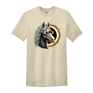 Horse Total Solar Eclipse Shirt, Eclipse 2024 Shirt, Eclipse Event Shirt, Animal Lover Shirt, April 8 2024, Path Of Totality Shirt