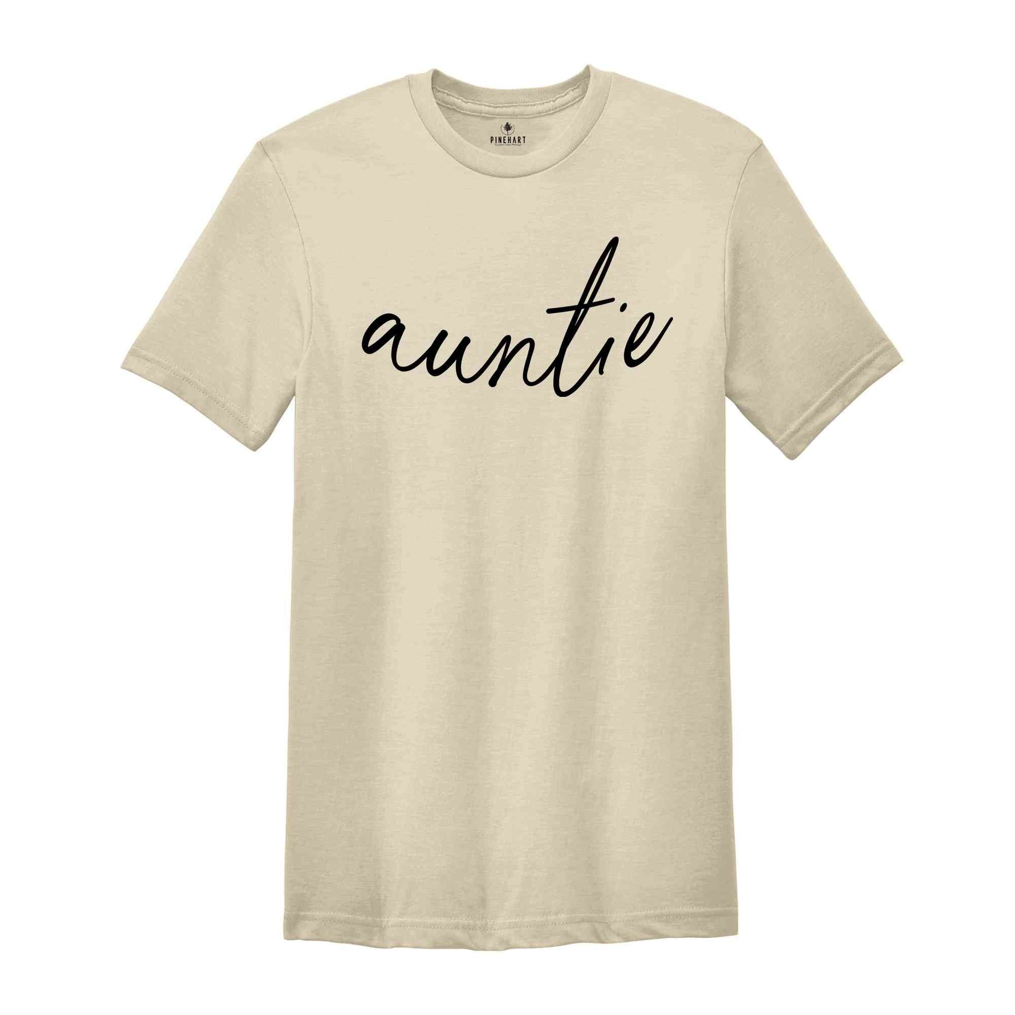 Custom Auntie Shirt, Children Name Shirt, Personalized Gift for Aunt, Auntie with Nieces Shirt, Nephews Names Shirt