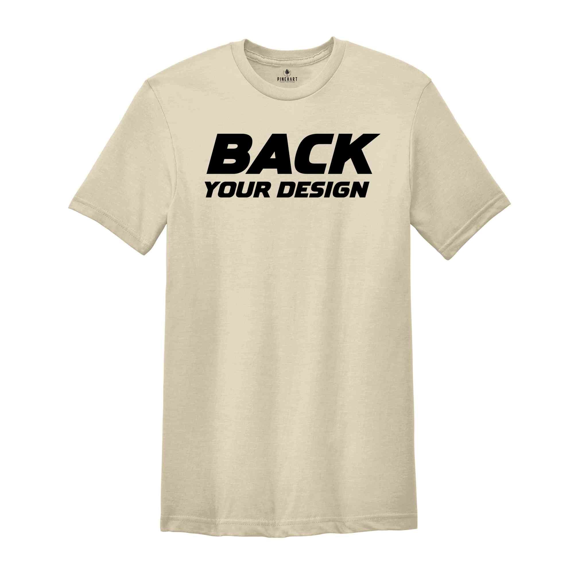 Front And Back T-Shirt, Custom T-Shirt, Personalized T-Shirt, Front And Back Print T-Shirt, Customized T-Shirt