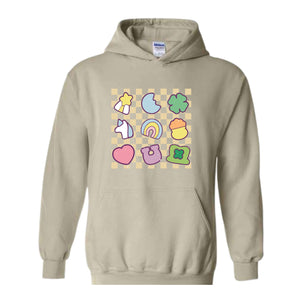 Lucky Charm Sweatshirt, Shamrock Rainbow Hoodie, St Patricks Day Hoodie, St Patricks Hoodie, Lucky Hoodie, St Patty's Hoodie, Luck Hoodie