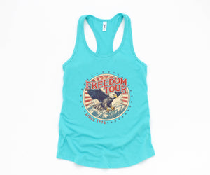 Freedom Tour Tank Top, Bald Eagle Shirt, July 4th Tank Top, USA Tank Top, Independence Day, 4th Of July Tank Top, Fourth Of July Outfit