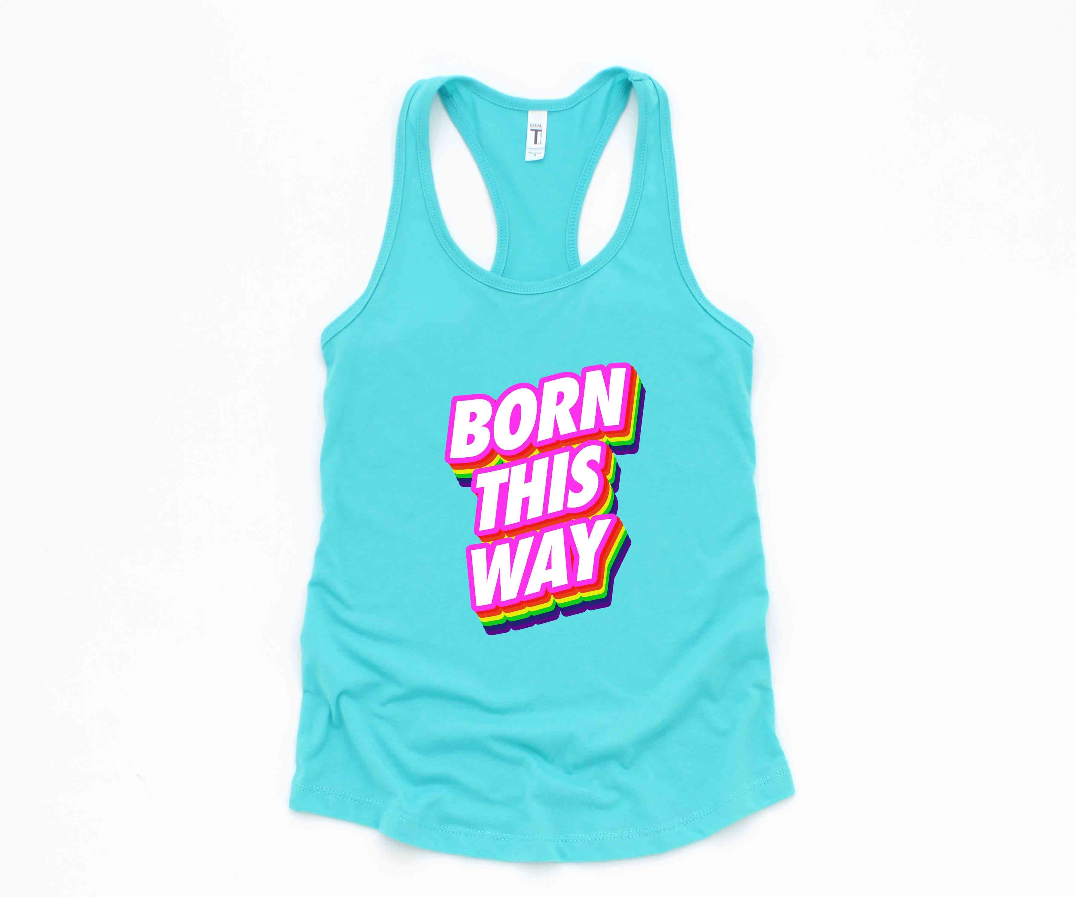 Born This Way LGBT Tank Top, Pride Month Tank Top, Rainbow Pride Tank Top, Love Is Love Tank Top, Equal Rights Tank Top