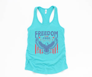 Freedom Is Not Free Tank Top, July 4th Tank Top, USA Tank Top, Fourth Of July Outfit, Patriotic Top, Independence Day, 4th Of July Tank Top