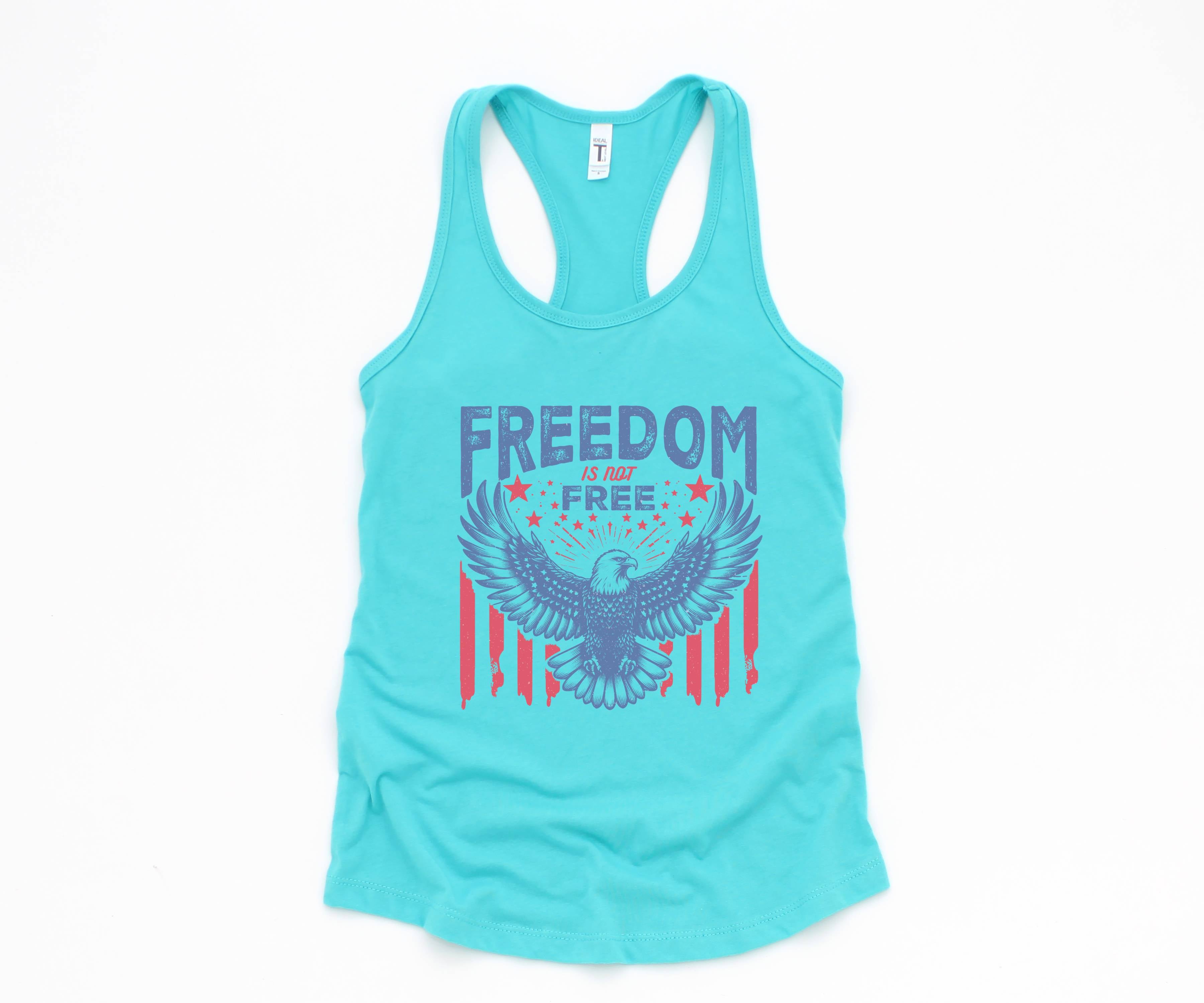 Freedom Is Not Free Tank Top, July 4th Tank Top, USA Tank Top, Fourth Of July Outfit, Patriotic Top, Independence Day, 4th Of July Tank Top