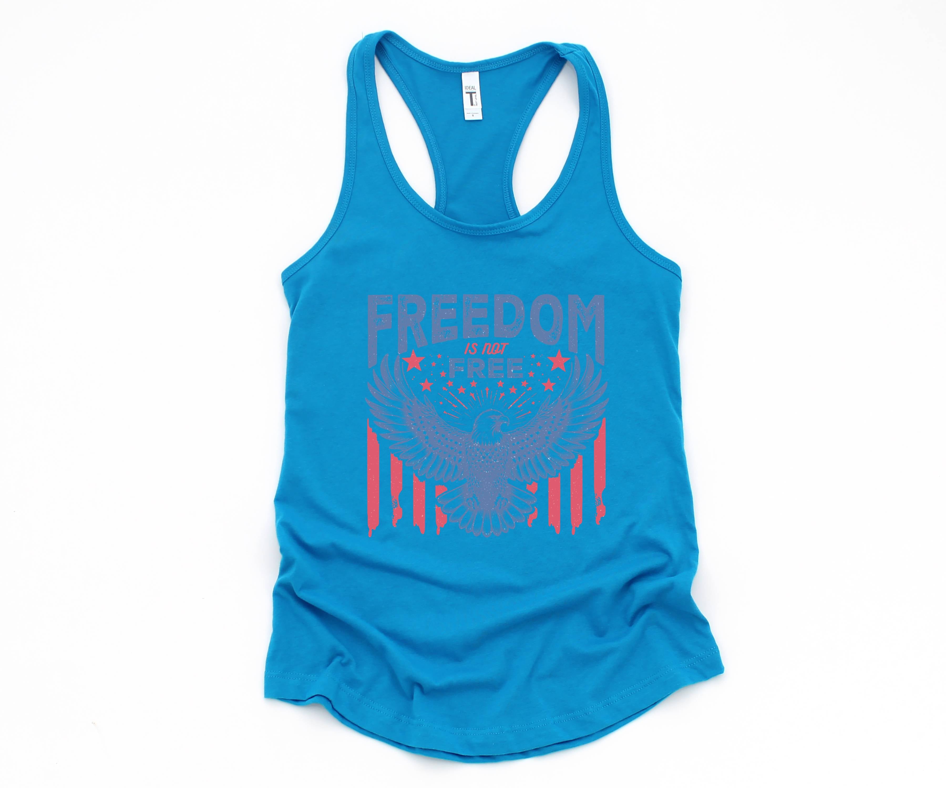 Freedom Is Not Free Tank Top, July 4th Tank Top, USA Tank Top, Fourth Of July Outfit, Patriotic Top, Independence Day, 4th Of July Tank Top