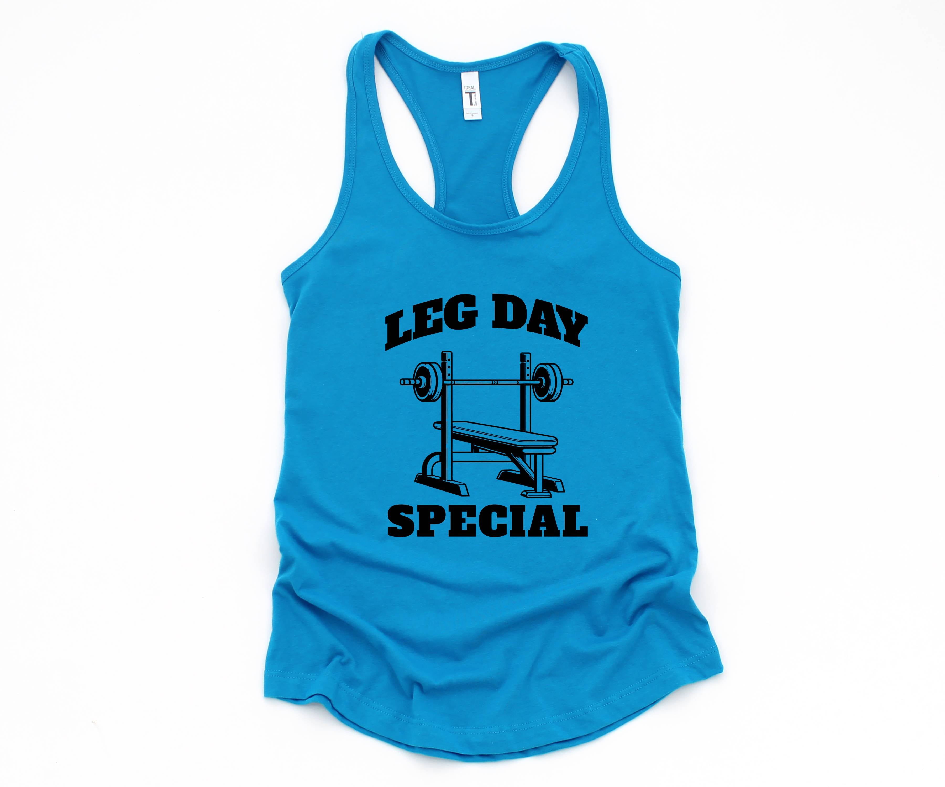 Leg Day Special Tank Top, Funny Gym Shirts, Gym Rat Tank Top, Fitness Tank Top, Womens Workout Gym Tank Top Sleeveles