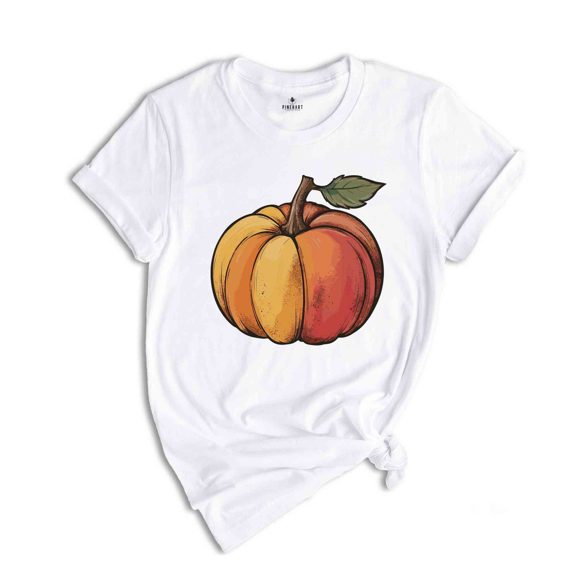 Colorful Pumpkin Shirt, Cute Pumpkin Shirt, Watercolor Pumpkins, Halloween Shirt, Autumn Shirt, Cute Fall Shirt, Gift For Halloween