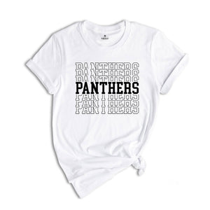 Team Mascot Shirt, Panthers Team Shirt, Panthers Team Spirit Shirt, Panthers Fan Shirt, Panthers School Shirt, Panthers School Spirit