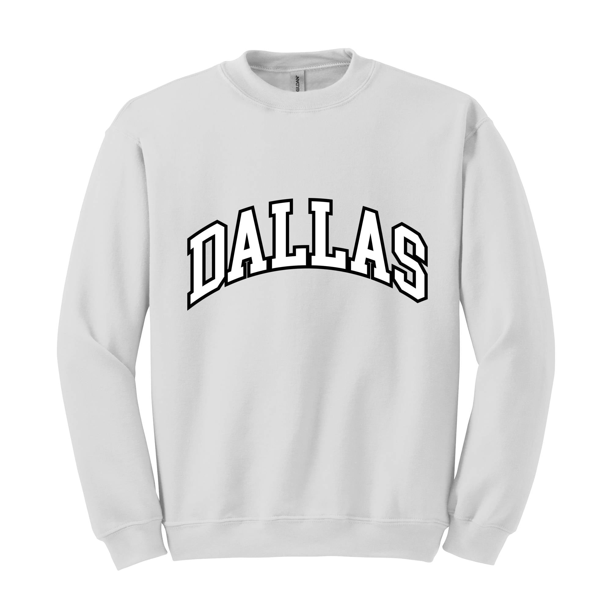 Team Mascot Sweatshirt, Dallas Team Sweatshirt, Dallas Team Spirit Sweatshirt, Dallas Fan Sweatshirt, Dallas School Sweatshirt