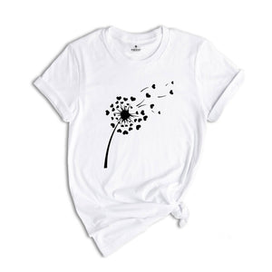 Dandelion Tee, Just Breathe Shirt, Dandelion Flower Tee, Inspirational Shirt, Floral Shirt, Dandelion T-Shirt, Dandelion Flower