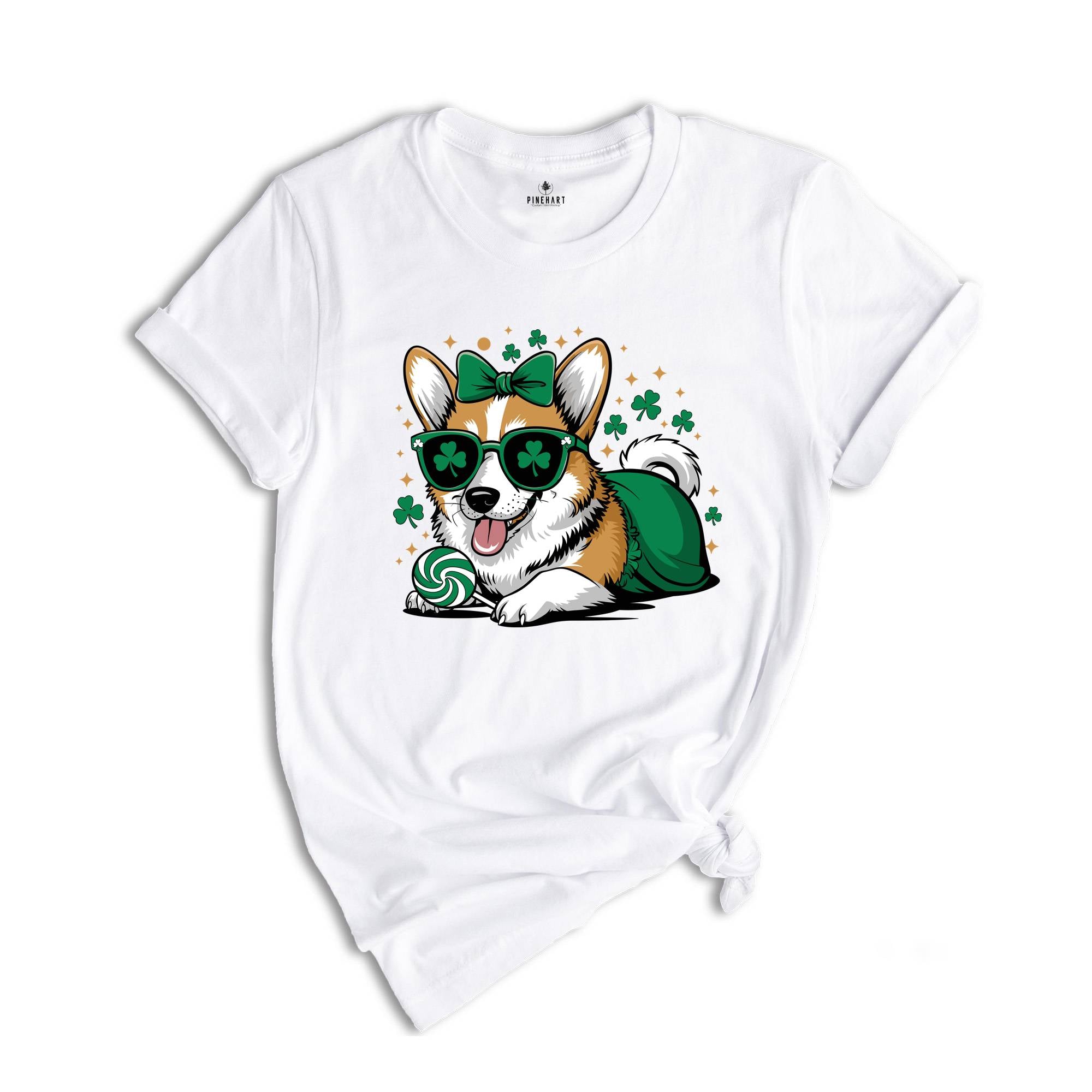 Corgi St Pattys Shirt, Dog Shirt, Mom Wife Shirt, St Patrick Days Shirt, Dog Lovers Shirt, Cute Mom Shirt, Animal Shirt