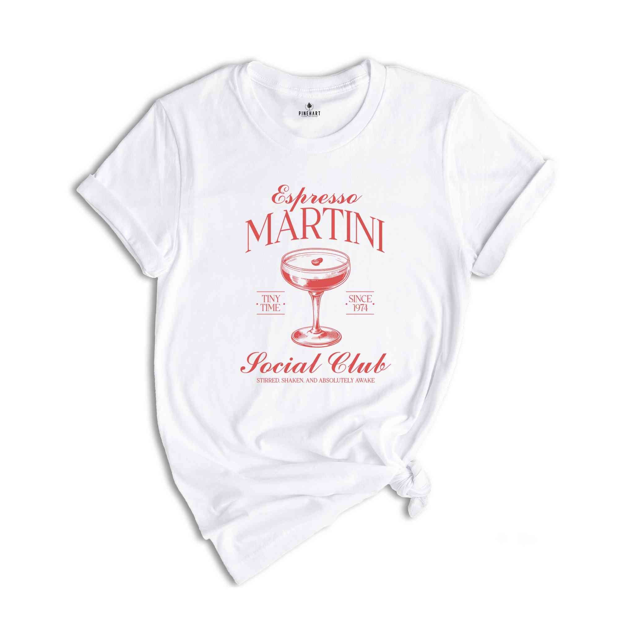 Espresso Martini Social Club Shirt, Summer Shirt, Beach Vacation Shirt, Beach Mode Shirt, Summer Vibes Tee, Martini Lover Shirt, Summer Vibe