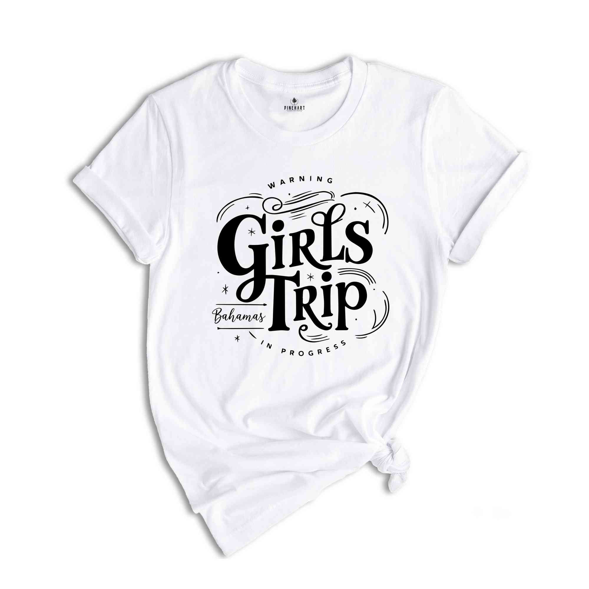 Custom Destination Girls Trip T-Shirts, Camping Buddies, Gift Shirt, Nature Lover Gift, Adventure Shirt, Besties Tees