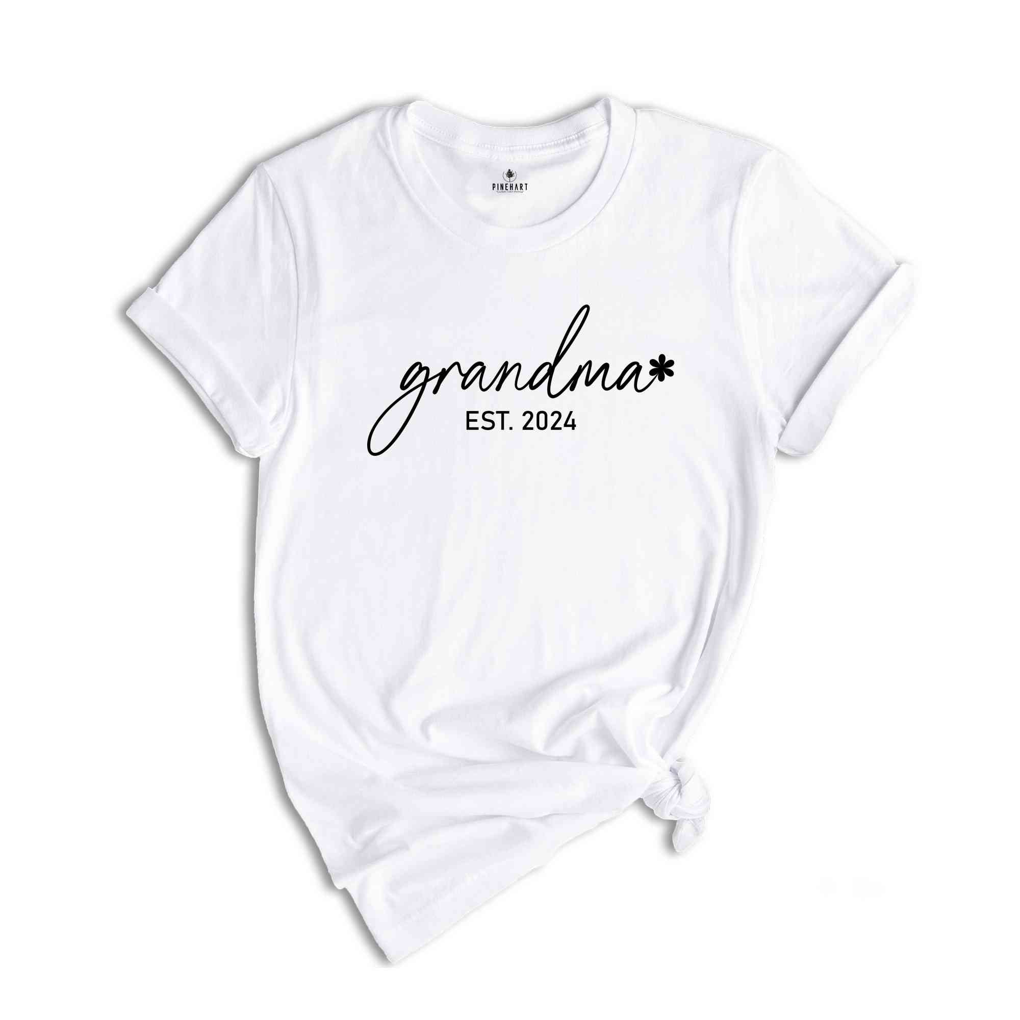 Custom Grandma Shirts, Grandma 2024 Shirts, Cool Nana Shirts, Shirts From Daughter, Grandmother Shirts, Grandma Shirts