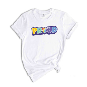 LGBTQ Proud T-Shirt, Rainbow Pride T-Shirt, V-neck Tee, Gay Pride T-Shirt, LGBTQ+ shirt, Pride Shirt, Pride Parade shirt, Cute T Shirt