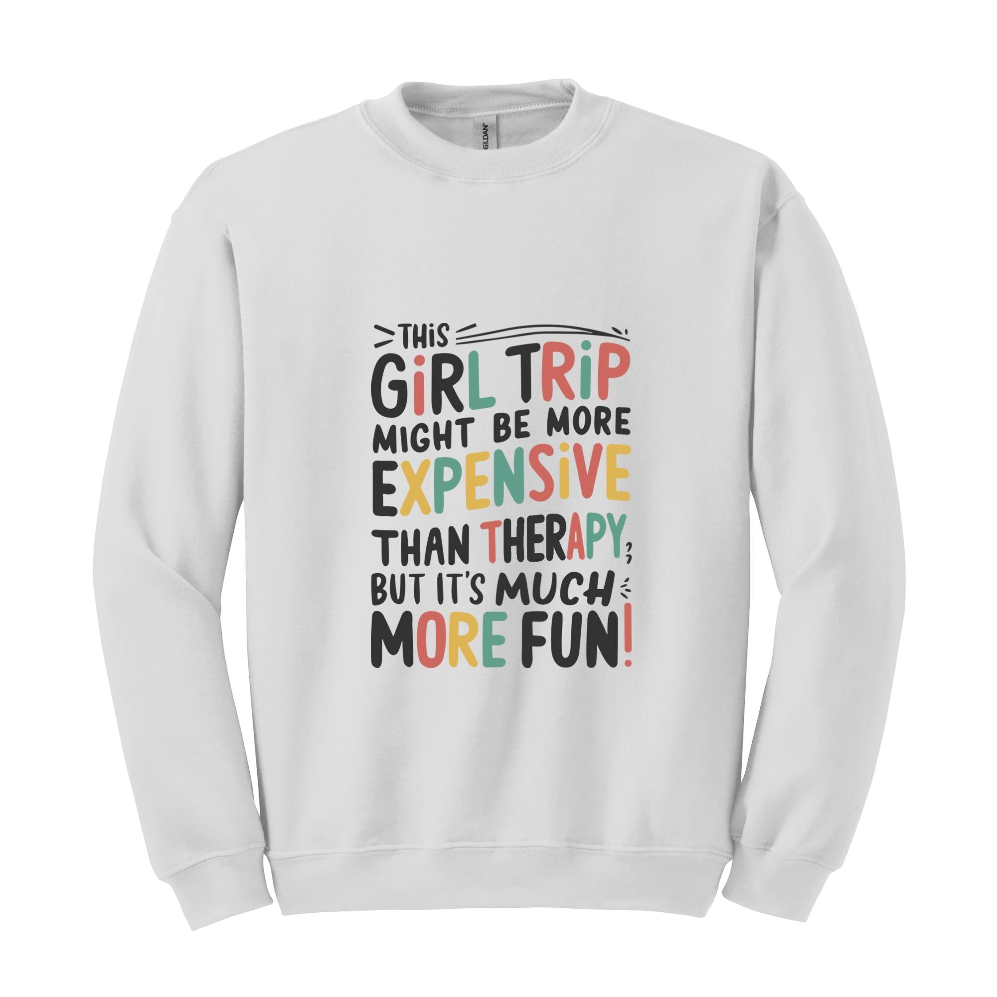 Girls Trip Therapy Shirt,Girls Trip Much More Fun,Girls Party T-Shirt,Girl's Trip T-Shirt,Girls Vacation Shirt,Bff Shirt,Girls Weekend Shirt