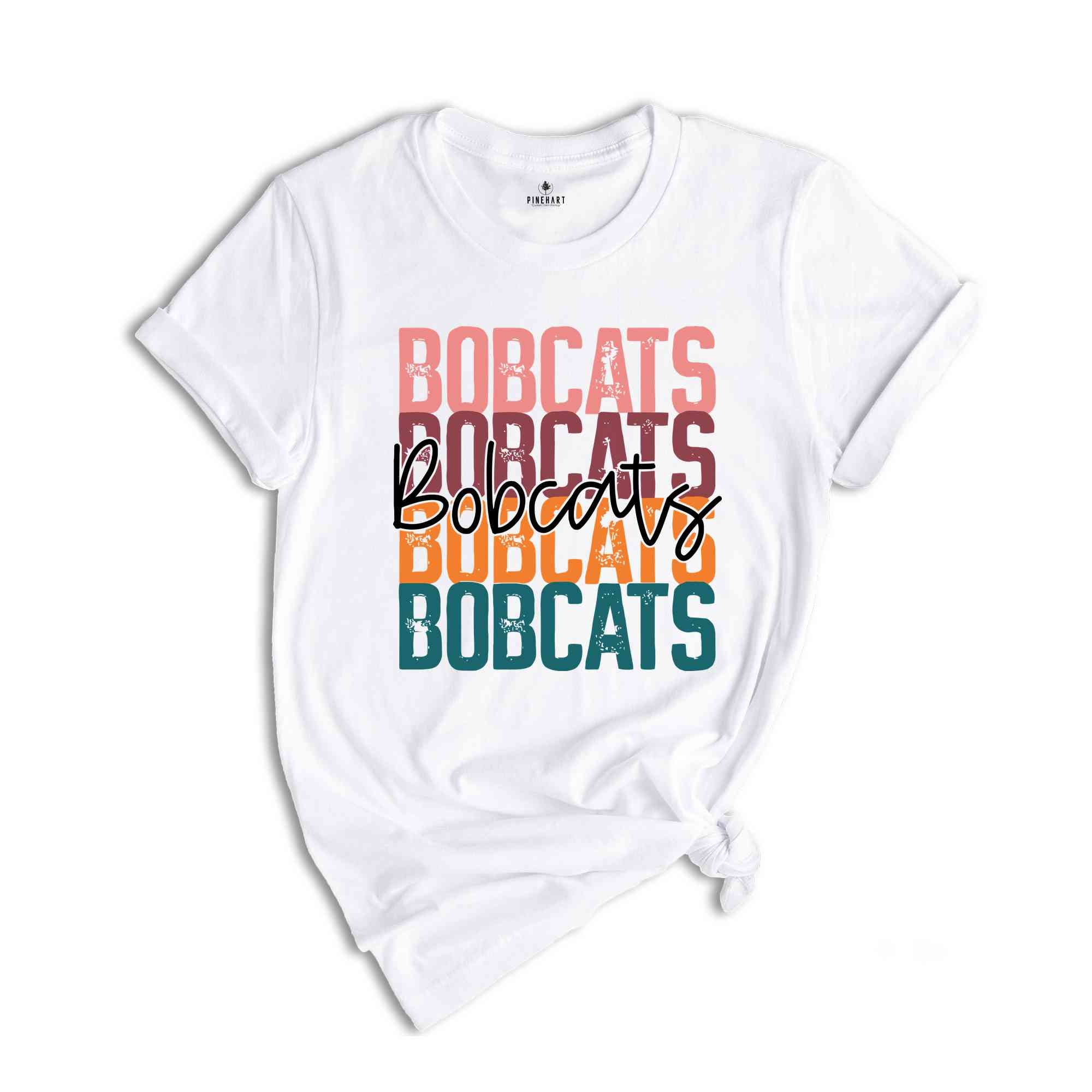 Retro Bobcats Team Shirt, Bobcats School Spirit Shirt, Baseball Bobcats Mascot Tee, Bobcats Fan Shirt, Sport Mascot Gift