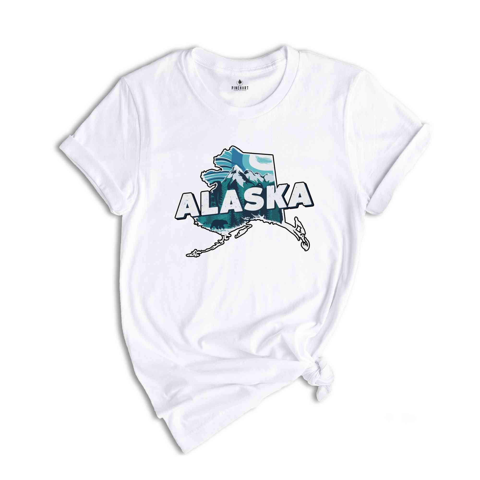 Retro State Of Alaska Shirt, State Of Alaska Shirt, State Shirt, Alaska Shirt, Alaska Lover Shirt, Family Trip Shirt, Travel Shirt