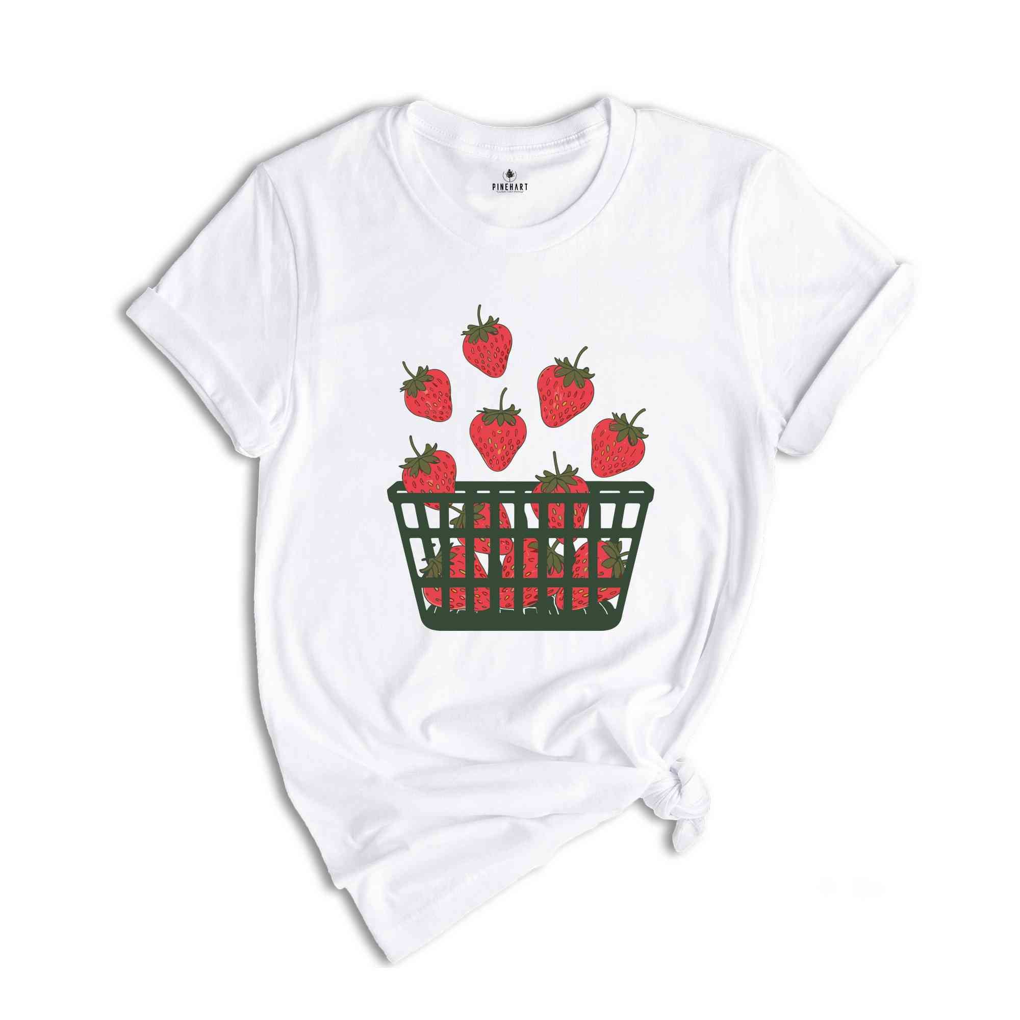 Strawberry Shirt, Foodie Shirt, Fruit Lovers Gifts, Strawberry Tee, Trending Shirt, Gardening Gifts, Summer Tee