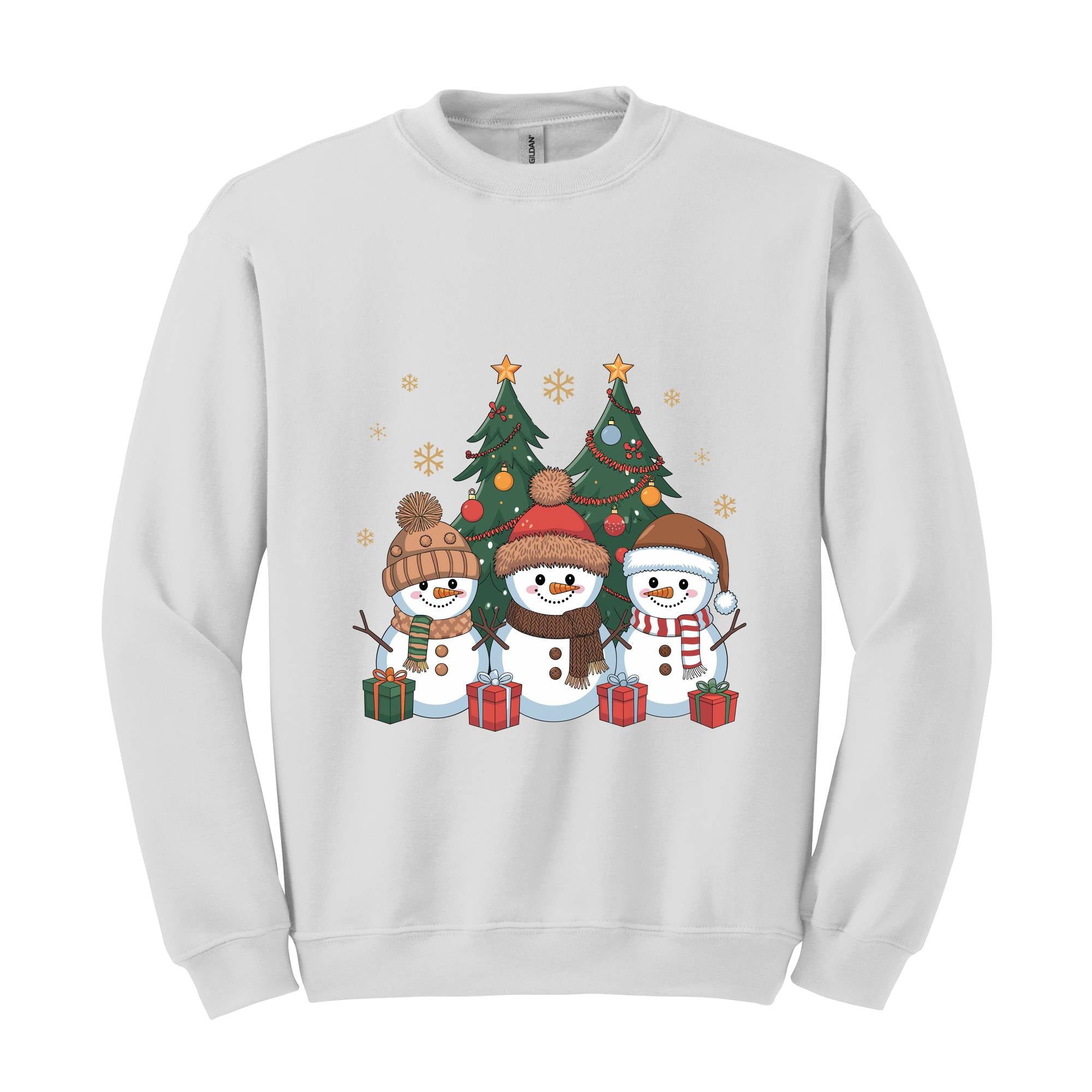 Snowman Sweatshirt, Christmas Sweatshirt, Cute Snowman Hoodie, Santa Hoodie, Christmas Hoodie, Cute Christmas Hoodie, Winter Sweat