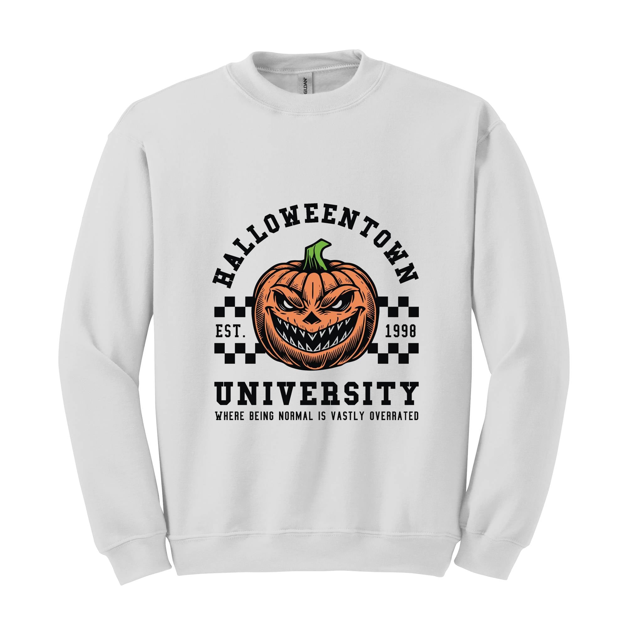 Retro Halloweentown University Sweatshirt, Vintage Halloween Sweater, Halloweentown Sweatshirt, Pumpkin Horror Shirt