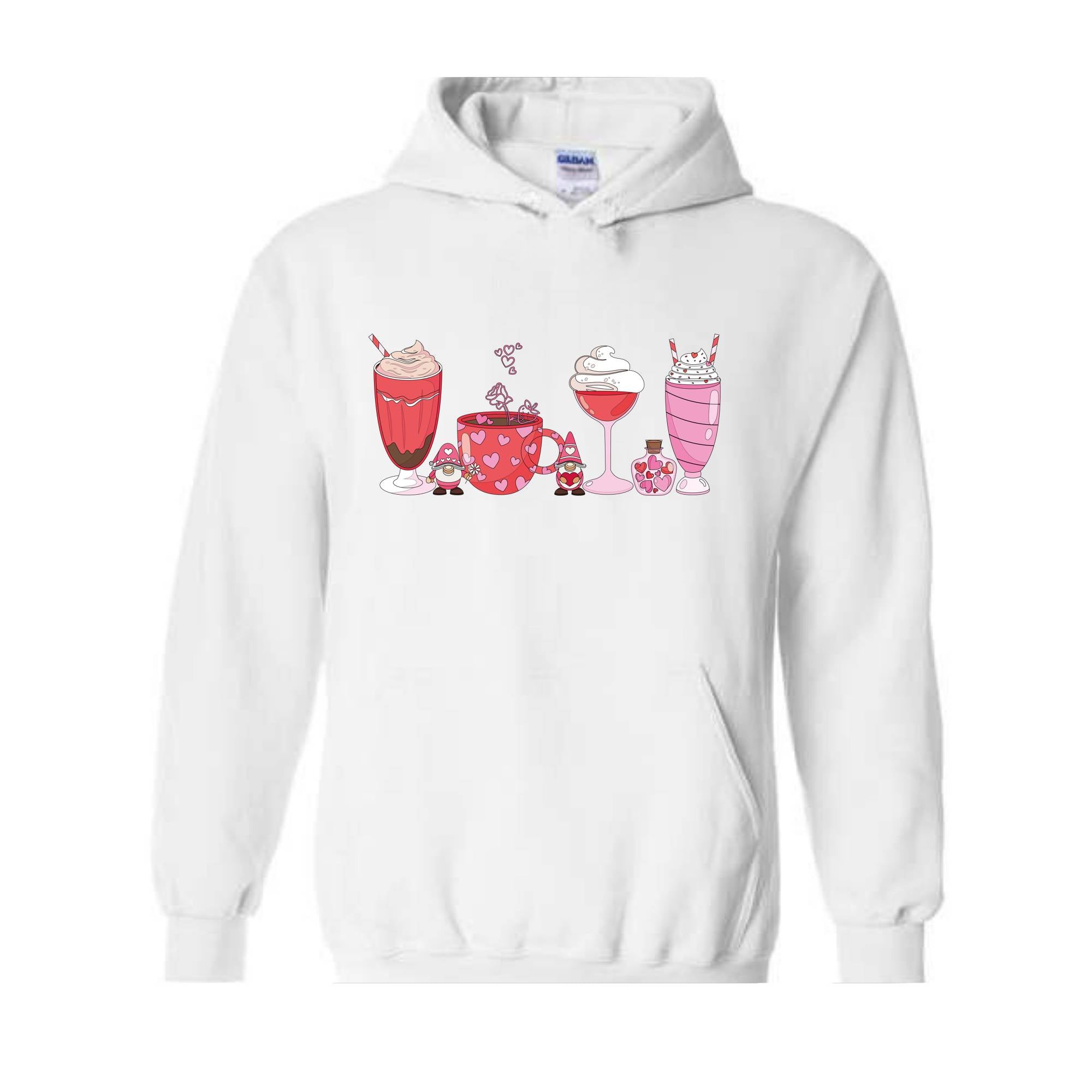 Valentines Coffee Sweatshirt, Valentines Hoodie, Valentines Day Sweatshirt, Valentine's Gift, Love and Coffee Sweatshirt, Valentines Sweater