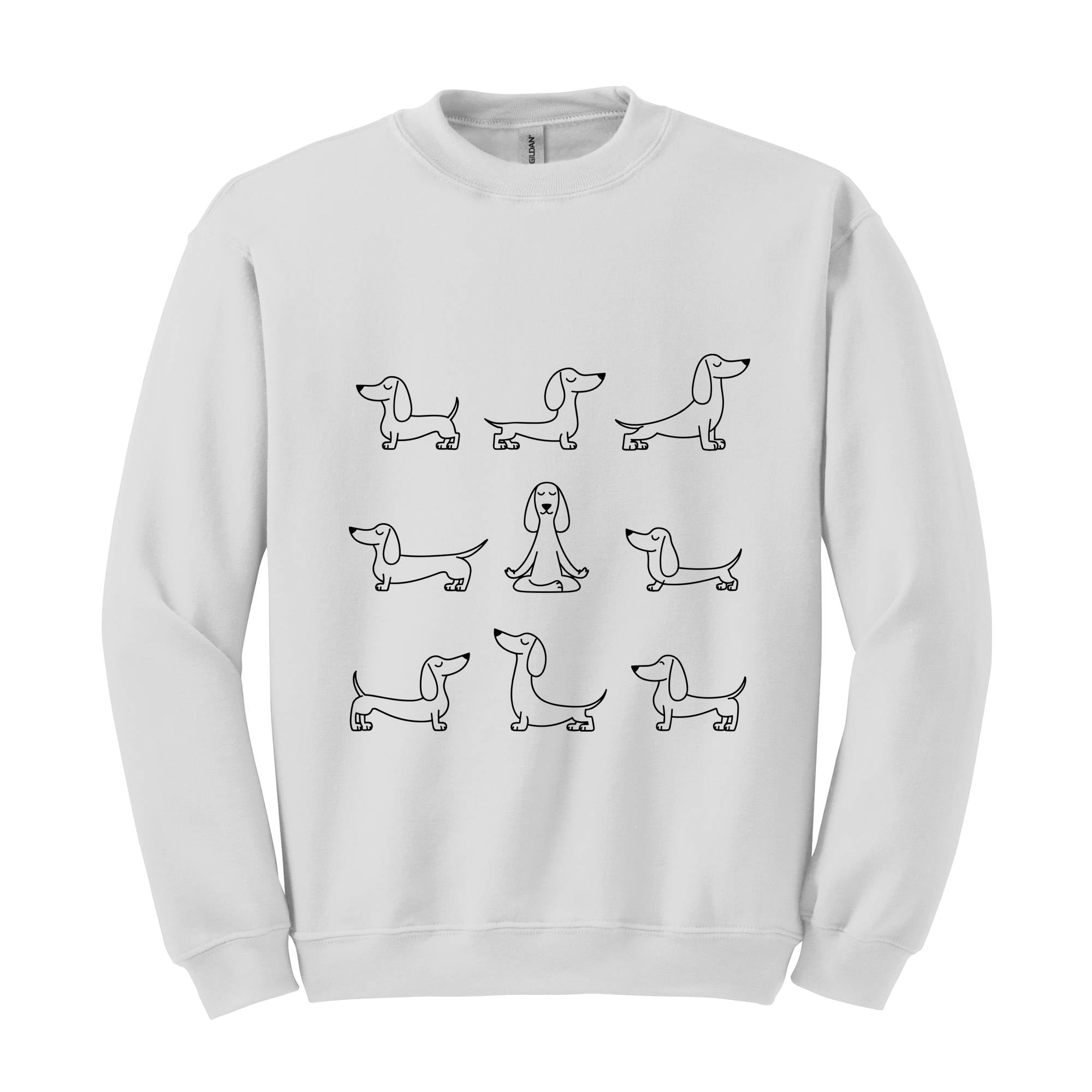 Yoga Dog Sweatshirt, Yoga Lover , Dog Lover