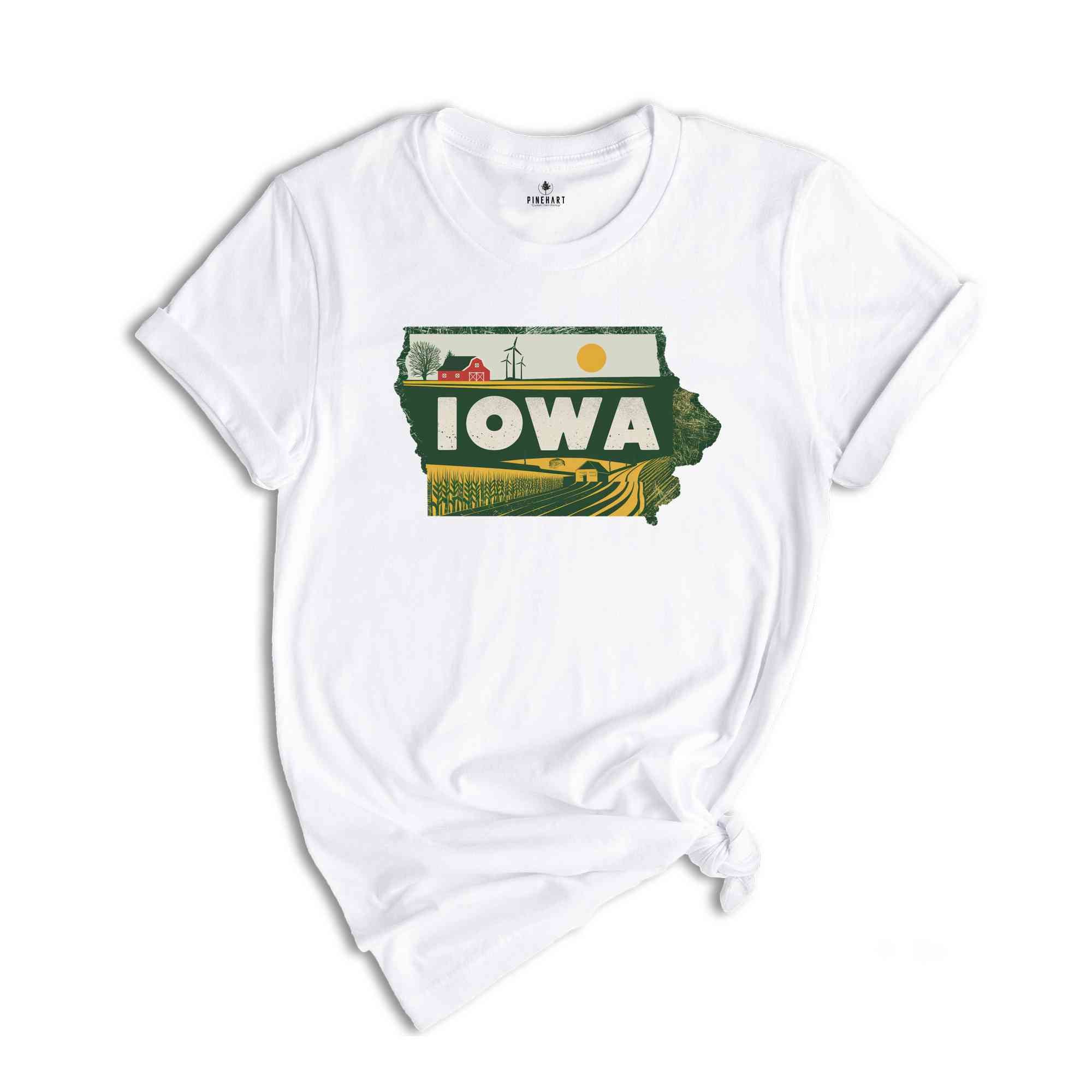 Retro State Of Iowa Shirt, State Of Iowa Shirt, State Shirt, Iowa Shirt, Iowa Lover Shirt, Family Trip Shirt, Travel Shirt