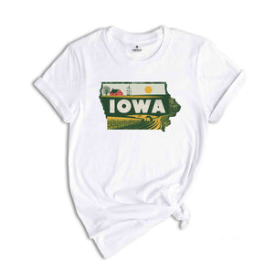 Retro State Of Iowa Shirt, State Of Iowa Shirt, State Shirt, Iowa Shirt, Iowa Lover Shirt, Family Trip Shirt, Travel Shirt