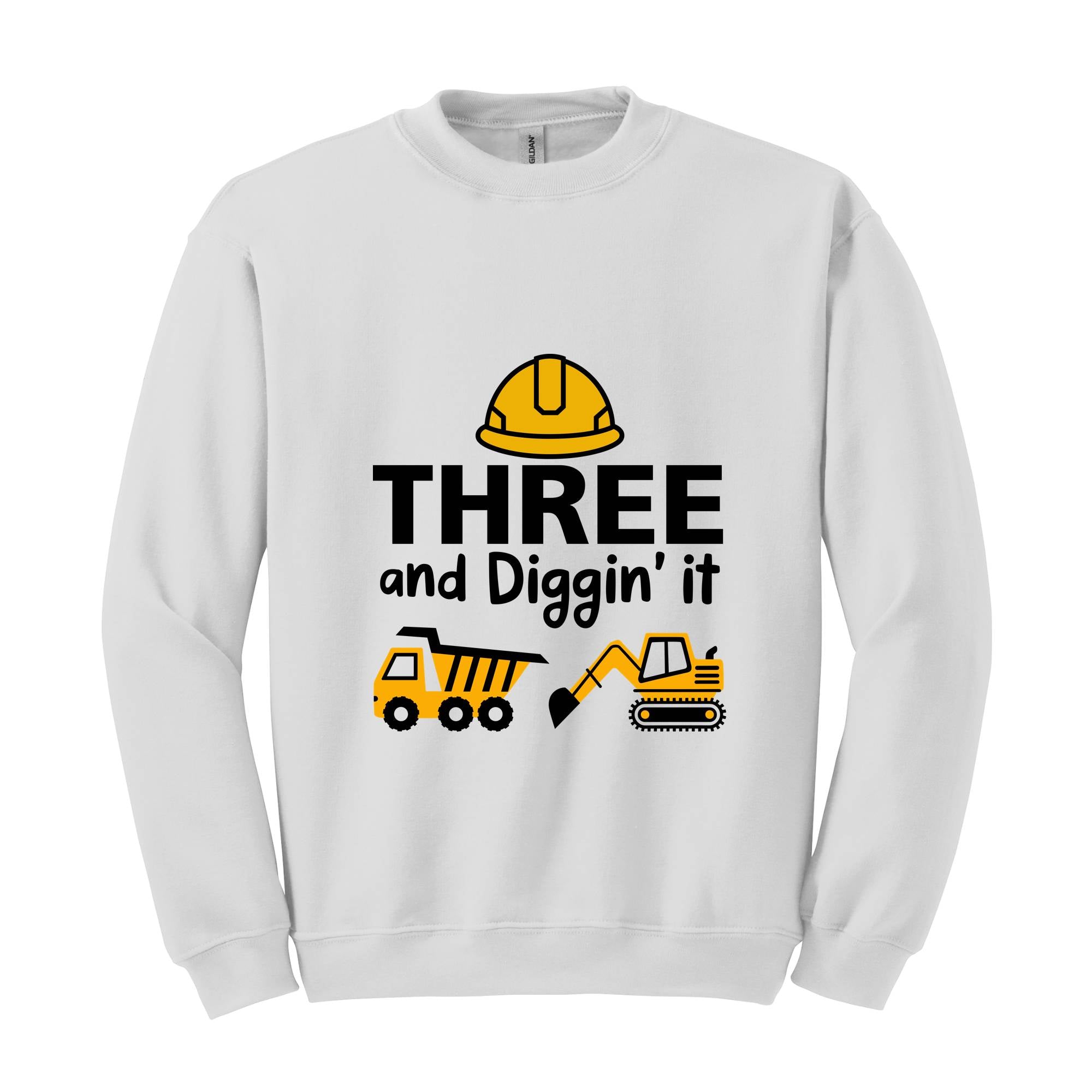 Construction Crew Matching Sweatshirts, Birthday Construction , Excavator Birthday, Bday Boy , Truck Birthday