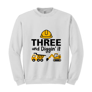 Construction Crew Matching Sweatshirts, Birthday Construction , Excavator Birthday, Bday Boy , Truck Birthday