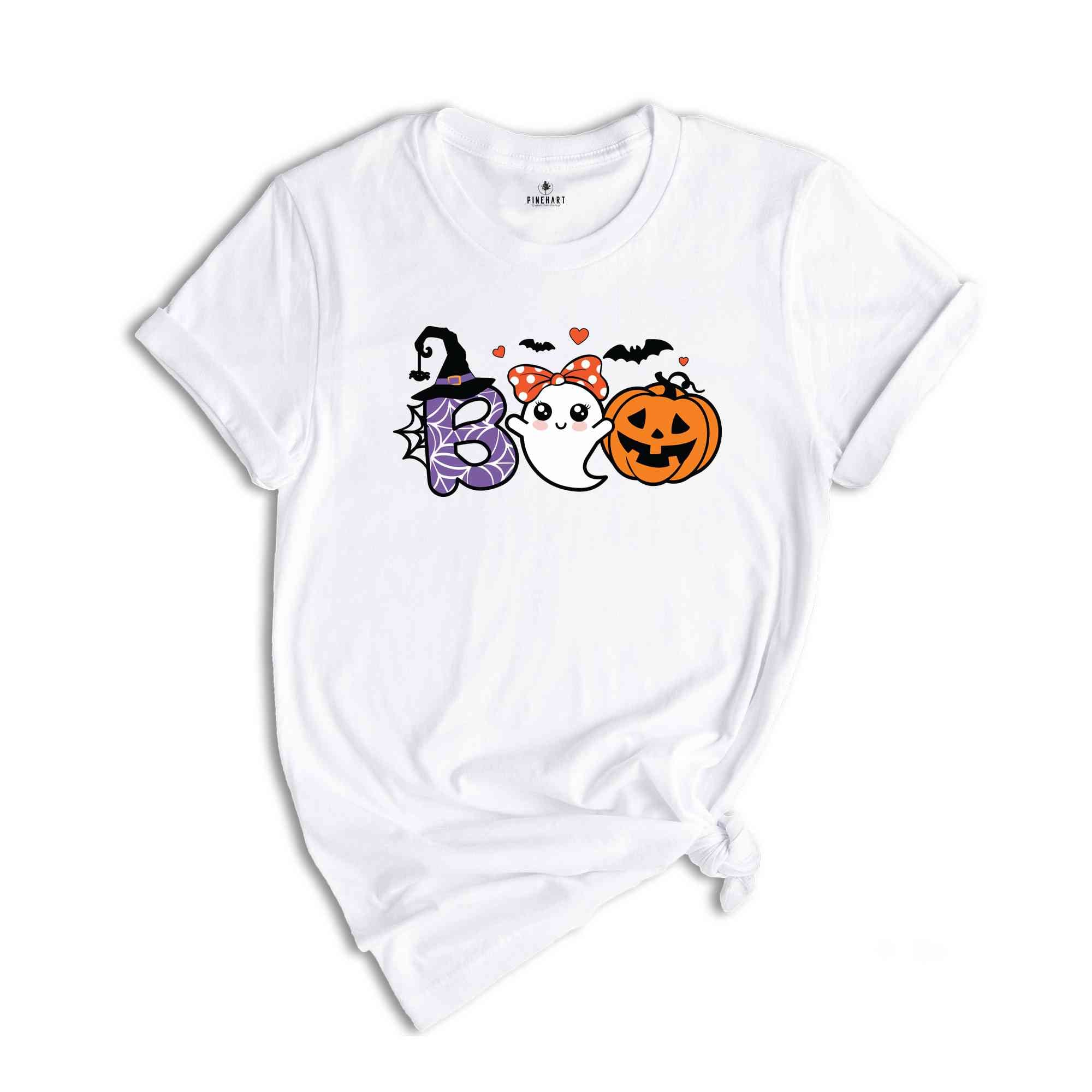 Halloween Boo Shirt, Halloween Ghost Shirt, Halloween Pumpkin Shirt, Kids Halloween Shirt, Spider Halloween Shirt, Boo Halloween Shirt