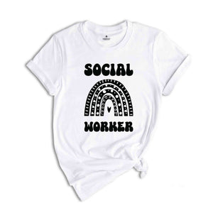 Social Worker Shirt, Rainbow Social Worker Shirt, Motivational Shirt, Gift For Social Worker, Social Worker Life Shirt, Health Care Shirt