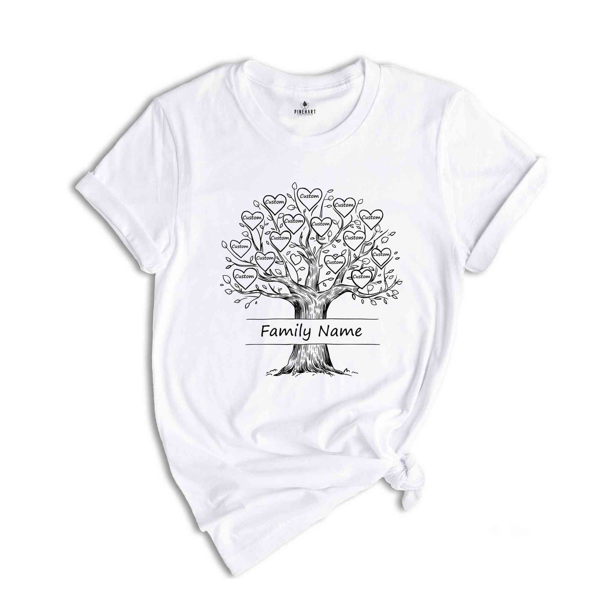 Custom Family Tree Shirt, Personalized Gifts, Family Reunion Shirts, Customized Reunion Gifts, Birthday Party Gifts, Matching Cousins Shirts