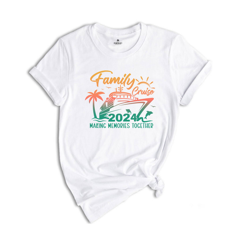 Family Cruise Shirt, Family Matching T-Shirt, Vacation Tee, Family Cruise 2024 Shirt, Beach Vacation Tee, Funny Family Matching Shirt