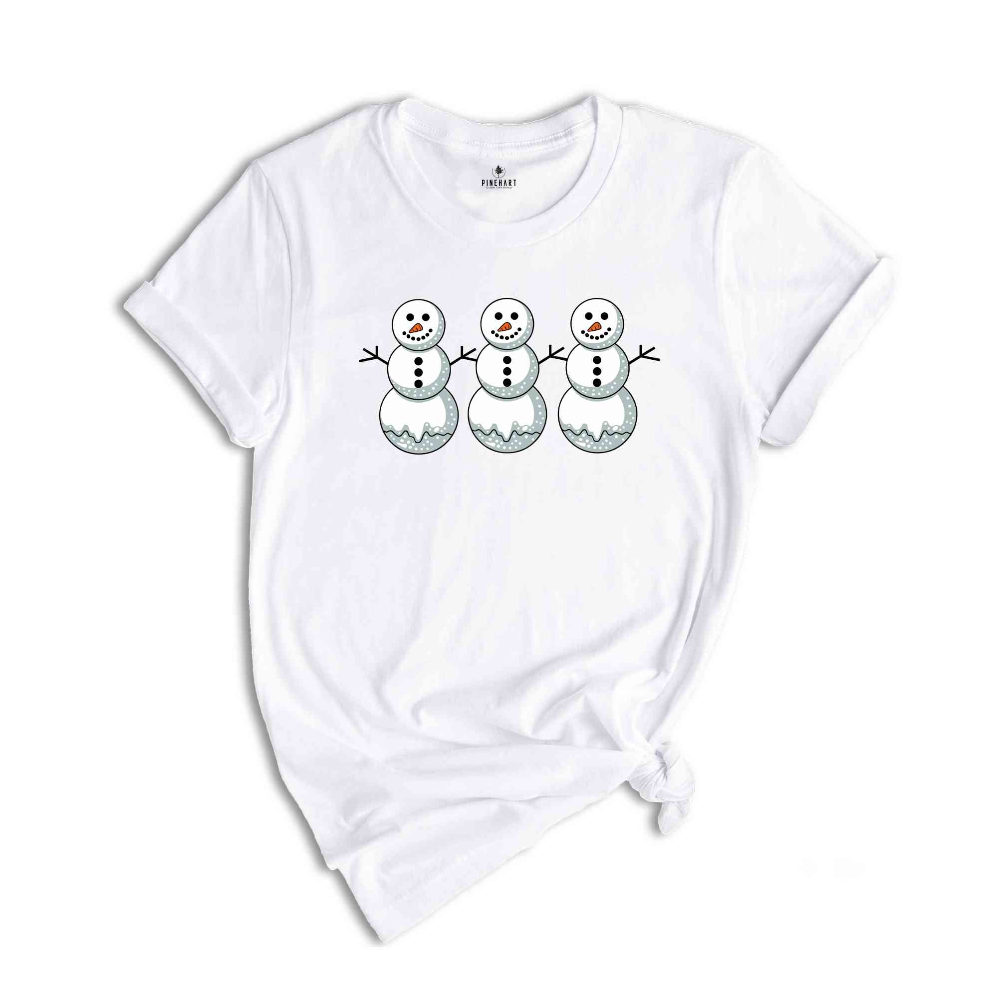 Snowman Shirt, Winter Christmas Shirt, Cute Holiday Shirt, Trendy Christmas Shirt, Fall Season Shirt, Cute Snowman Shirt