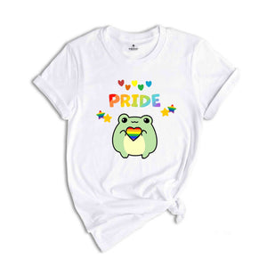 Adorable Lgbt Frog Shirt, Funny Frog Shirt, Gay Pride Shirt, Cottagecore Shirt, Cute Frog Shirt, Lgbt Pride Shirt