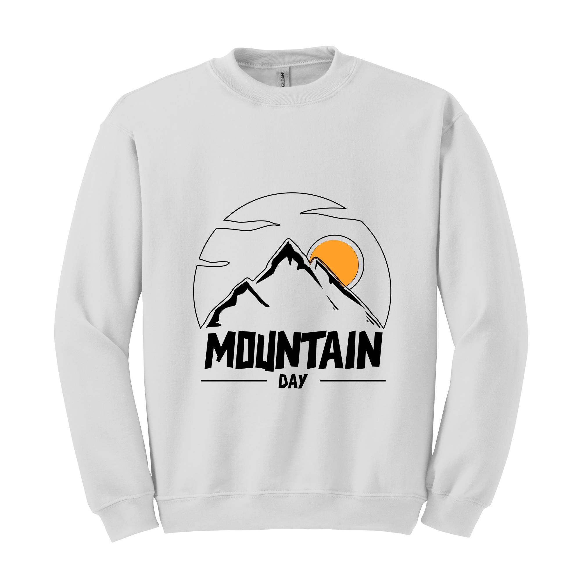 Mountain Day Sweathirt, Happy Weekend Sweatshirt, Positive Sweatshirt, inspirational Sweater, Good Vibes Hoodie