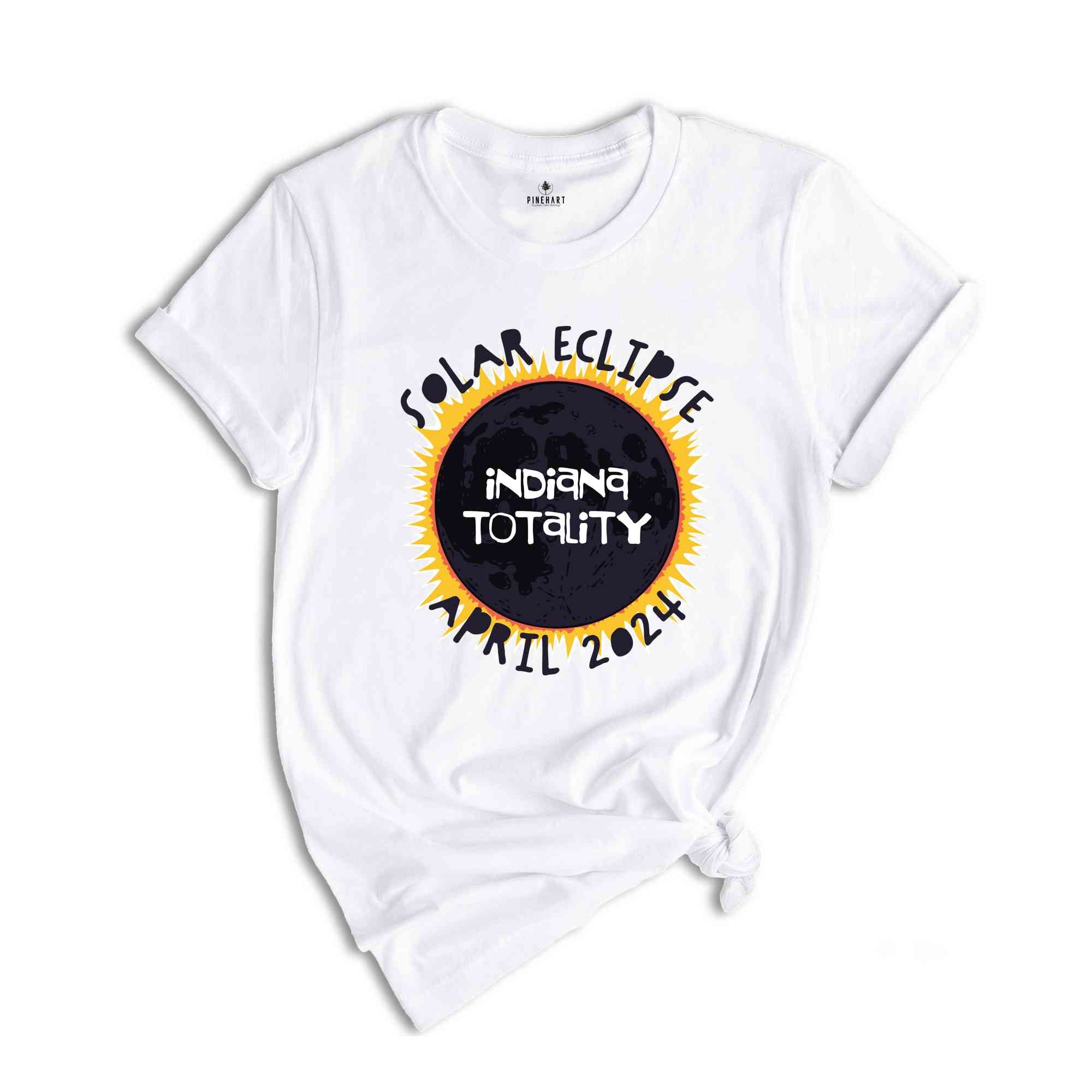 Indiana Totality Shirt, Indiana Total Solar Eclipse Shirt, Celestial Shirt, Eclipse Event 2024 Shirt, April 8th 2024